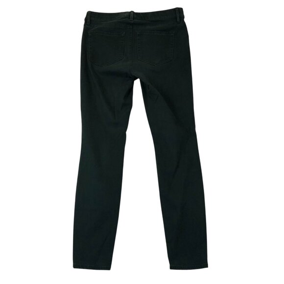LOFT Womens Pants Size 26/2 Ankle Skinny Casual Classic Green Travel Low Rise - Picture 2 of 11